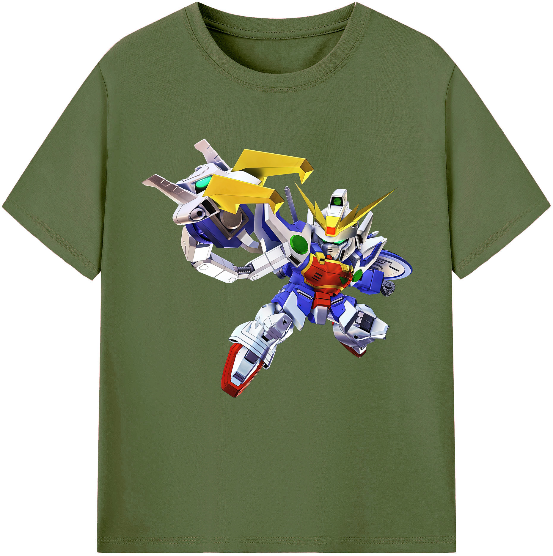（画像用） 機動戦士ガンダム Mobile Suit Gundam 綿100％半袖Tシャツ（フロントプリント）